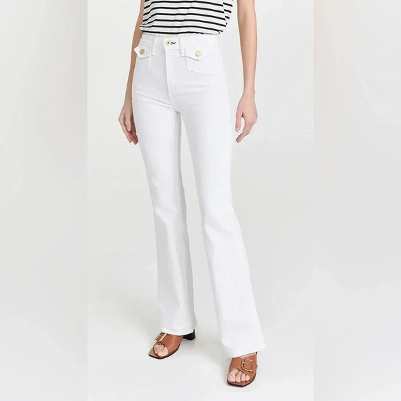 ASKK NY 70s Boot Ivory Jeans High Rise Flare - Picture 14 of 14